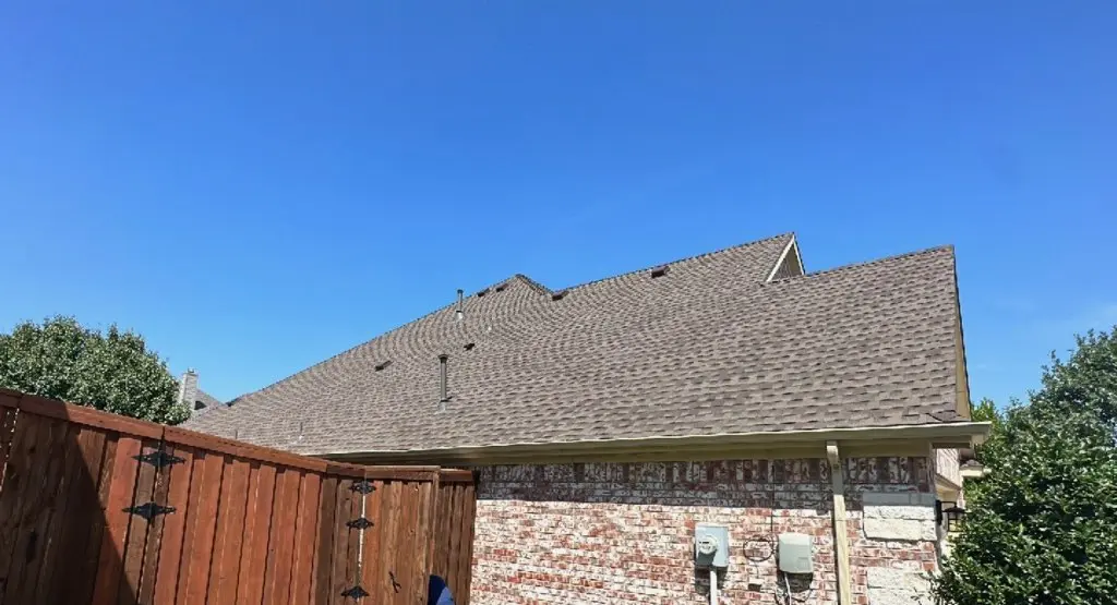 Completed roof replacement project in Florence